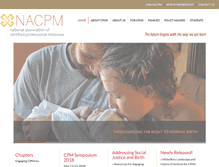 Tablet Screenshot of nacpm.org